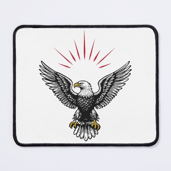 Item preview, Patriotic American Eagle Shirt - Bald Eagle USA Flag Design designed and sold by G - supply.