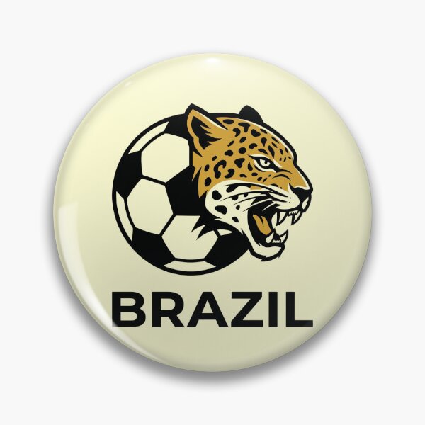 Item preview, Brazil Soccer Jaguar Premium Minimalist World Cup Sticker designed and sold by Mr-wow.