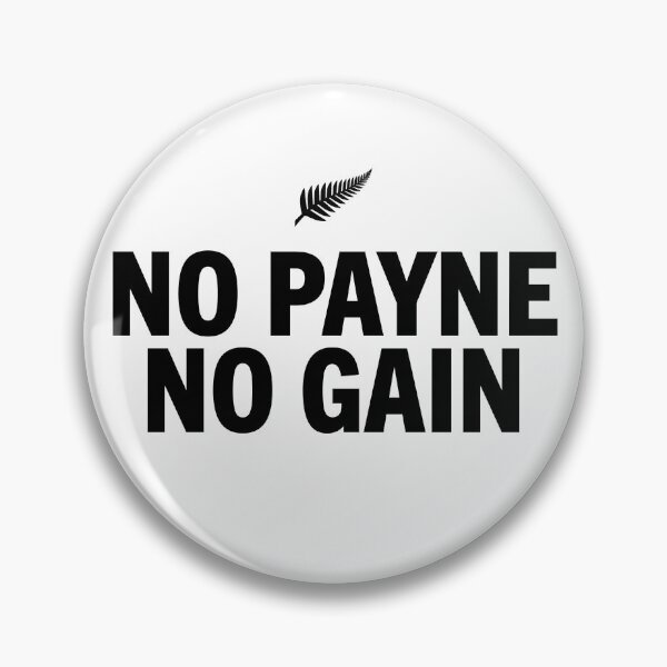 Item preview, No Payne No Gain - Tim Payne New Zealand Football Design designed and sold by TangoCharlieNZ.