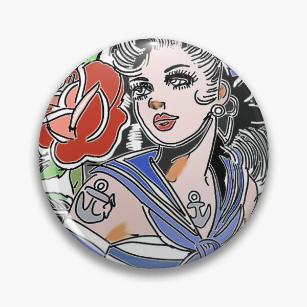 Item preview, American traditional sailor women tat flash  designed and sold by XxFlossyx92xX.