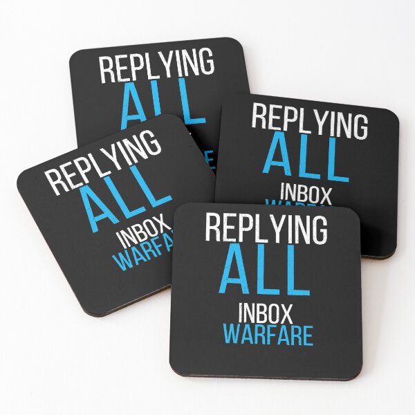 Item preview, Replying All Inbox Warfare Funny Corporate Office Worker Design designed and sold by No Excuses Supply.