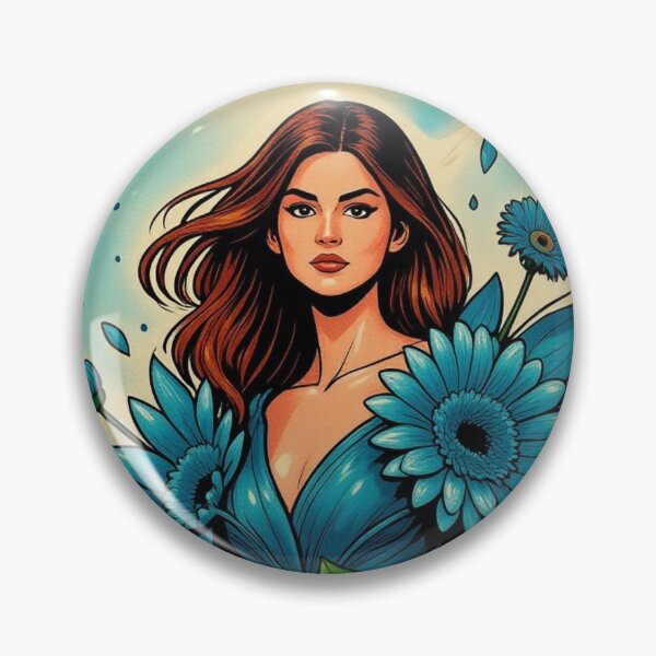 Item preview, Lederbraun Blaue Blume designed and sold by pjd94.