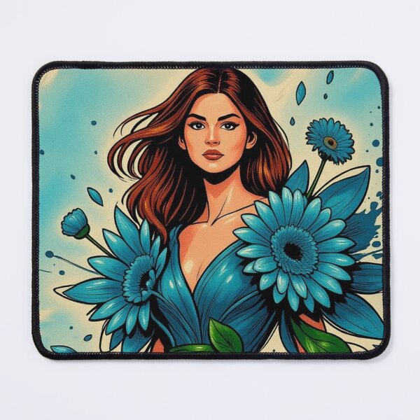 Item preview, Lederbraun Blaue Blume designed and sold by pjd94.