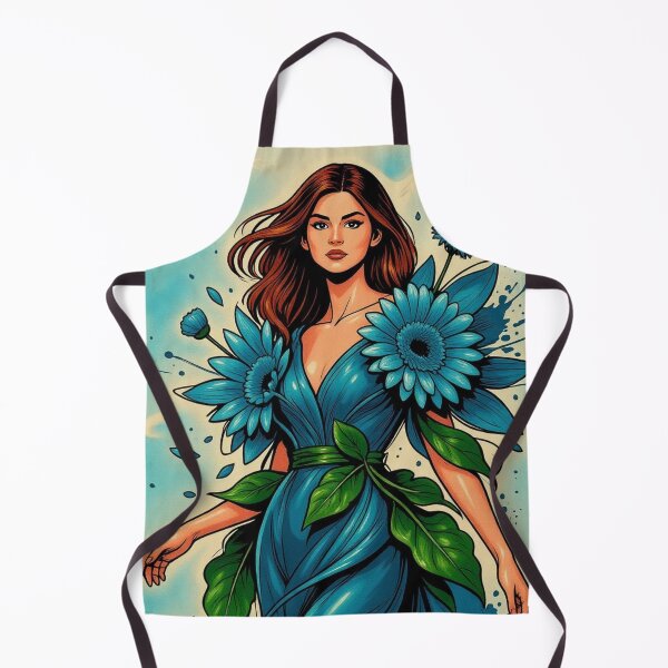 Item preview, Lederbraun Blaue Blume designed and sold by pjd94.