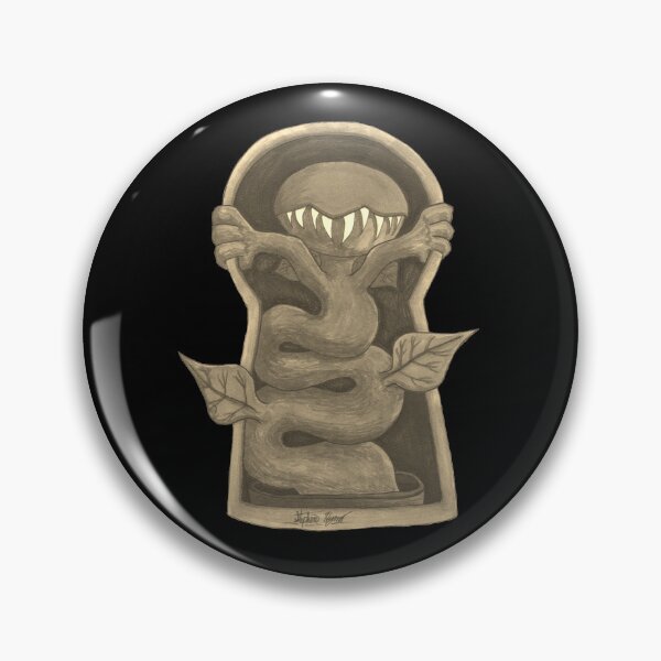 Item preview, Sepia Venus Flytrap Escaping Through The Keyhole designed and sold by Grimmlar.