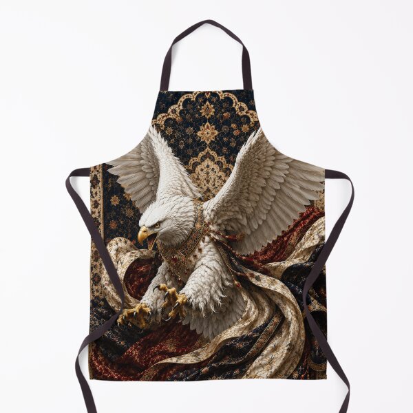 Item preview, Royal White Eagle | Persian Luxury Fantasy Wall Art designed and sold by ravuh.