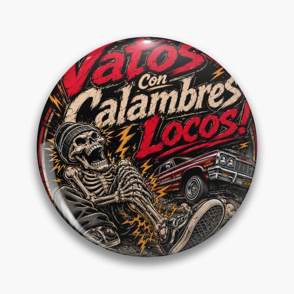 Item preview, Vatos Con Calambres Locos! designed and sold by nakedlunch02.