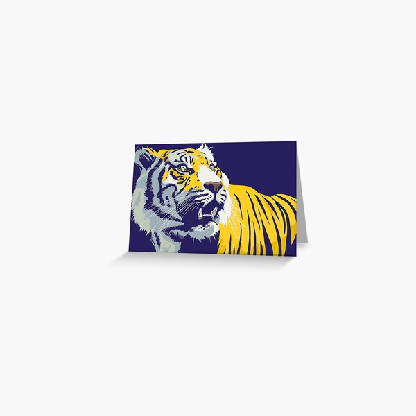 Artikel-Vorschau von Lila und Goldtiger | Bayou Bengal, designt und verkauft von CollegeTown.