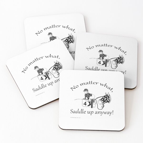 Item preview, Saddle up anyway! designed and sold by ArtstarStudios.