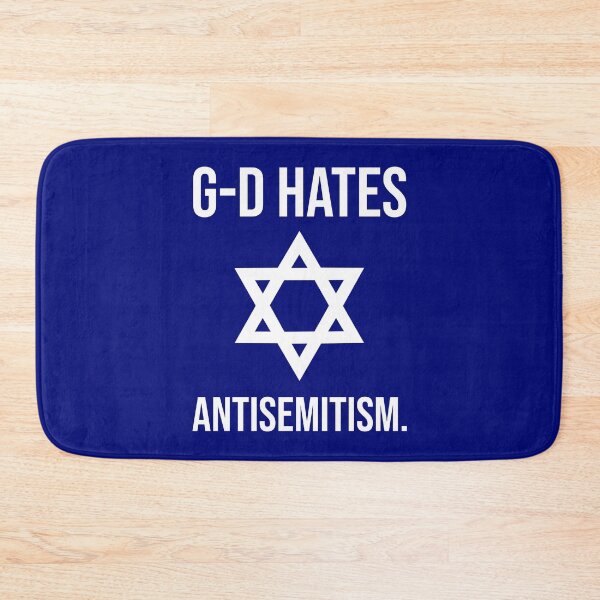 Item preview, G-d hates antisemitism.  designed and sold by Rachel the Artist .