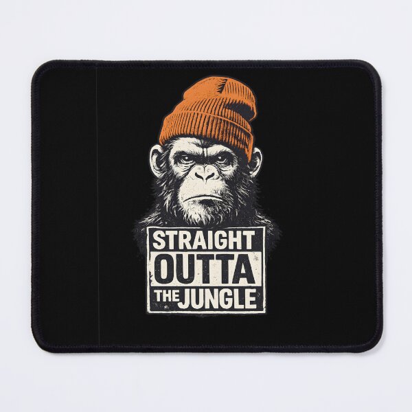 Item preview, Straight Outta The Jungle Monkey designed and sold by meshhead.