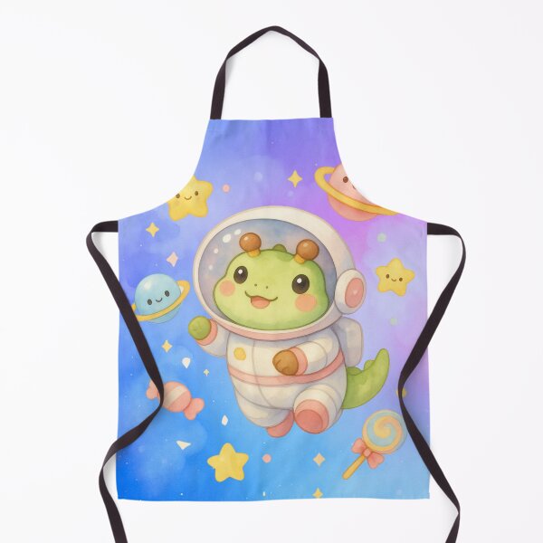 Item preview, Cute Alligator Astronaut – Kawaii Pastel Space Galaxy Art designed and sold by p-frosty-design.