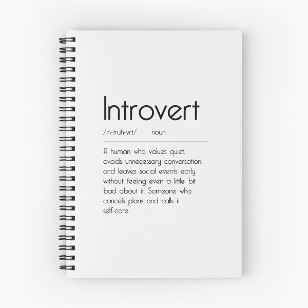 Item preview, Introvert Definition Funny Socially Selective Humor Design designed and sold by Hallowed Artistry.