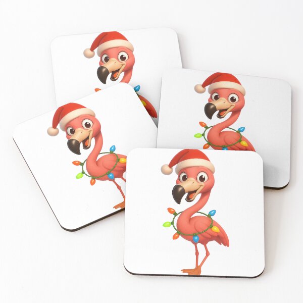 Item preview, Christmas Flamingo designed and sold by Sillytoe.