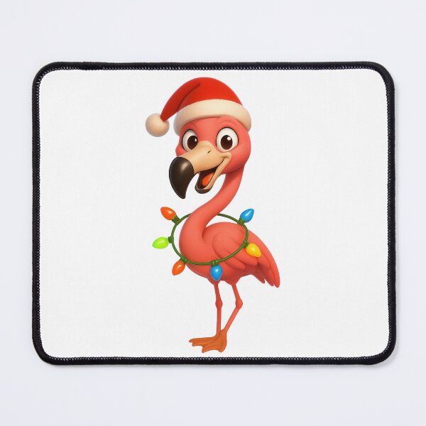 Item preview, Christmas Flamingo designed and sold by Sillytoe.