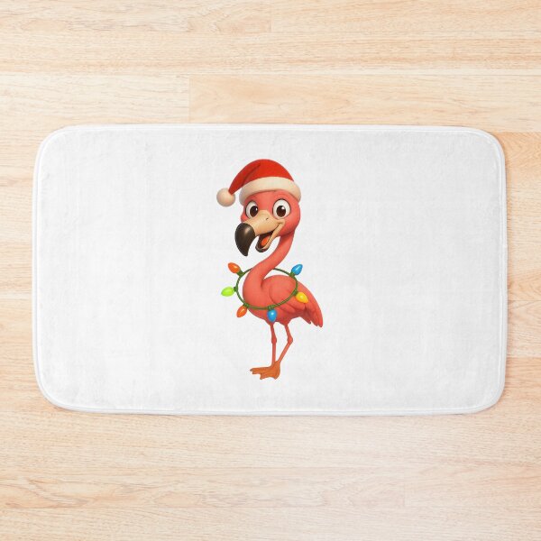 Item preview, Christmas Flamingo designed and sold by Sillytoe.