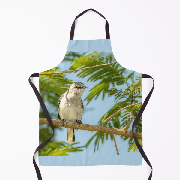 Item preview, Northern Mockingbird Perched Among Green Leaves designed and sold by Debra Martz.