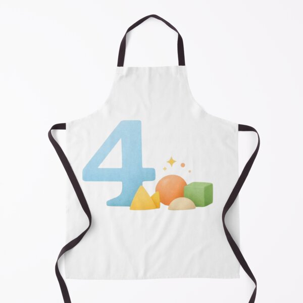 Item preview, Minimalist Number 4 Kids Design designed and sold by LumarisArts.
