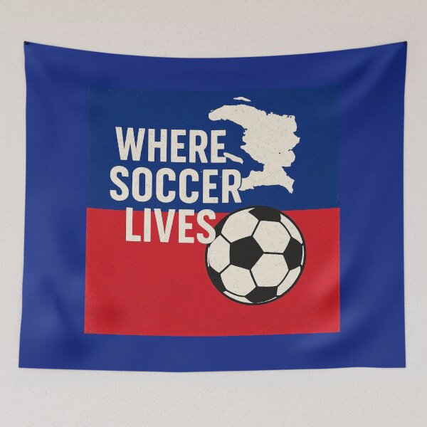 Item preview, Where Soccer Lives - Haiti designed and sold by Endeva4eva.
