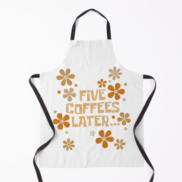 Item preview, Five Coffees Later Retro Vintage Coffee Design - Funny Coffee Lover designed and sold by SupplyCode.