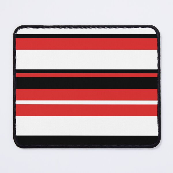 Item preview, Red, Black and White Abstract Horizontal Stripes designed and sold by TwelveParties.