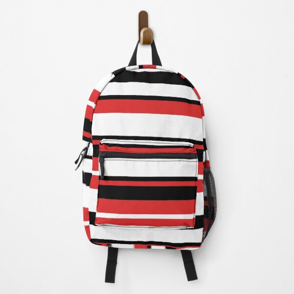 Item preview, Red, Black and White Abstract Horizontal Stripes designed and sold by TwelveParties.