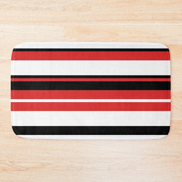 Item preview, Red, Black and White Abstract Horizontal Stripes designed and sold by TwelveParties.