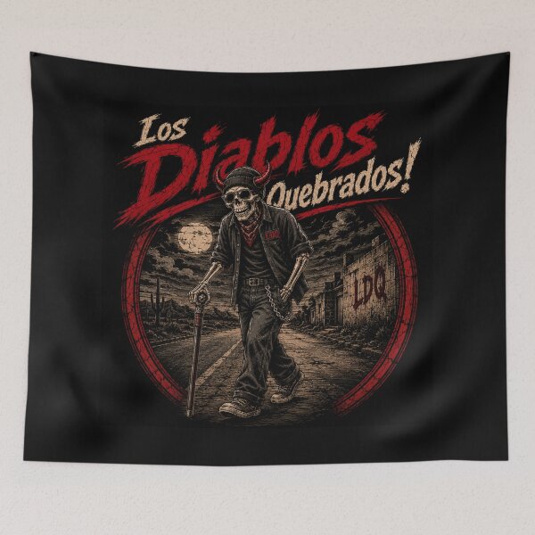 Item preview, "El Huesos" Los Diablos Quebrados designed and sold by nakedlunch02.