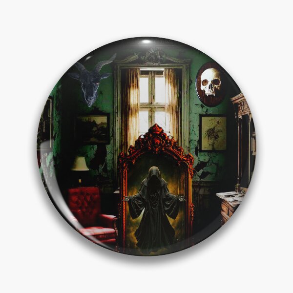 Item preview, Gothic Grim Reaper in Haunted Room  designed and sold by FahdSpaceArt.