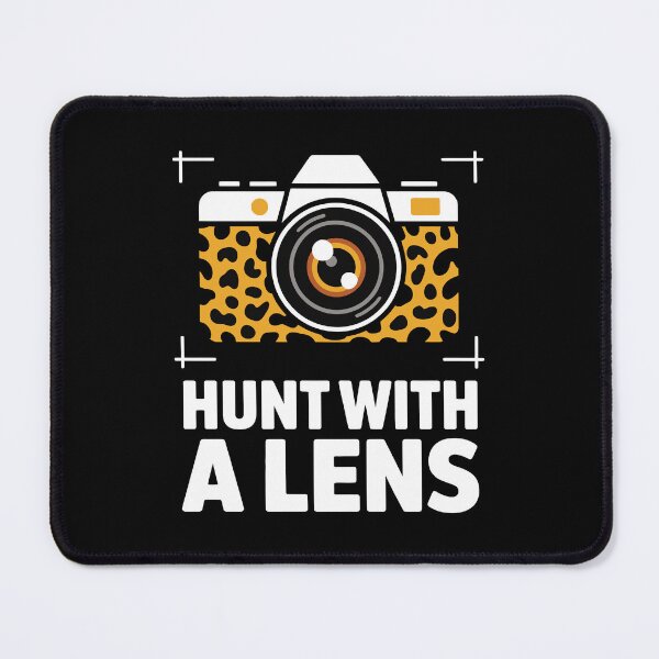 Item preview, Hunt with a Lens Bold Wildlife Photography Concept Animal Pattern Camera designed and sold by NaturEdeN.