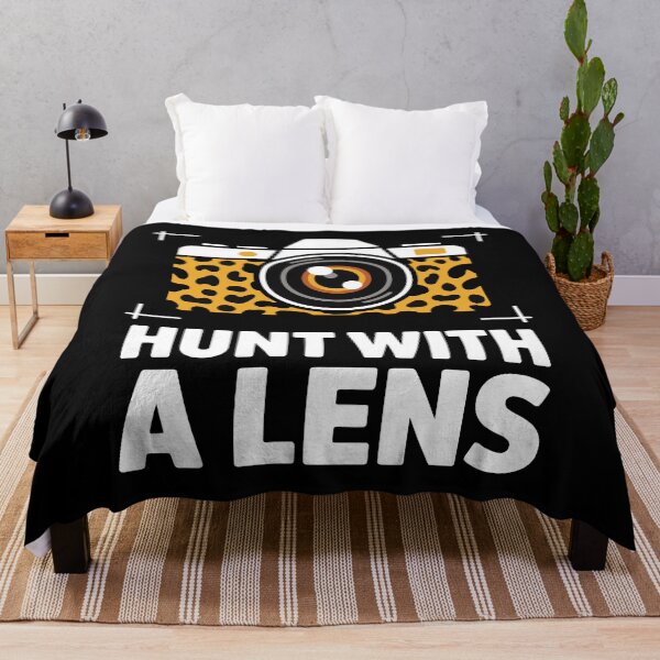 Item preview, Hunt with a Lens Bold Wildlife Photography Concept Animal Pattern Camera designed and sold by NaturEdeN.