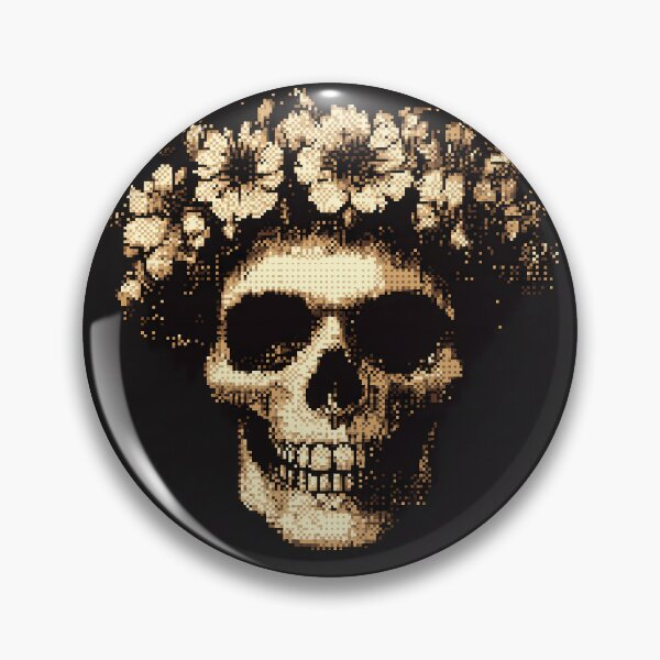 Item preview, Flower Floral Skull designed and sold by ClubVacay.