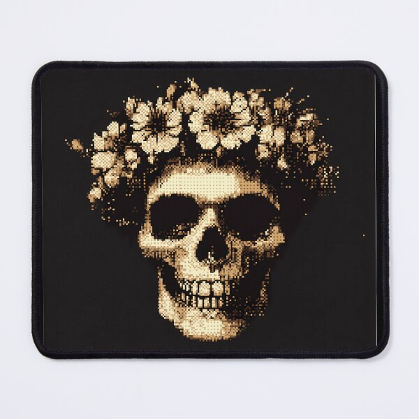 Item preview, Flower Floral Skull designed and sold by ClubVacay.
