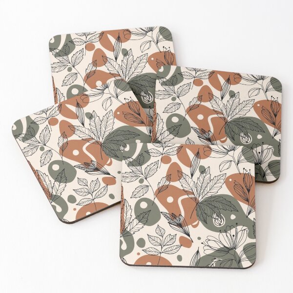 Item preview, Boho Botanical Floral Pattern | Nature Inspired Leaf & Flower Design designed and sold by GalleryPeak.