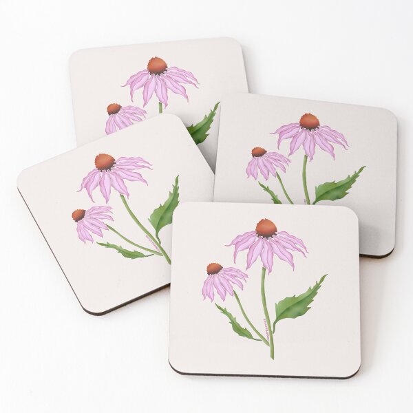 Item preview, Watercolor Purple Coneflower Flower- Texas Native Flower designed and sold by Marguerite Artistry.