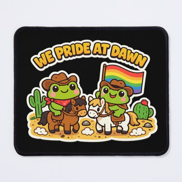 Item preview, We Pride At Dawn Cute Frogs Western Horses LGBTQ Vintage designed and sold by SunfullyYours.