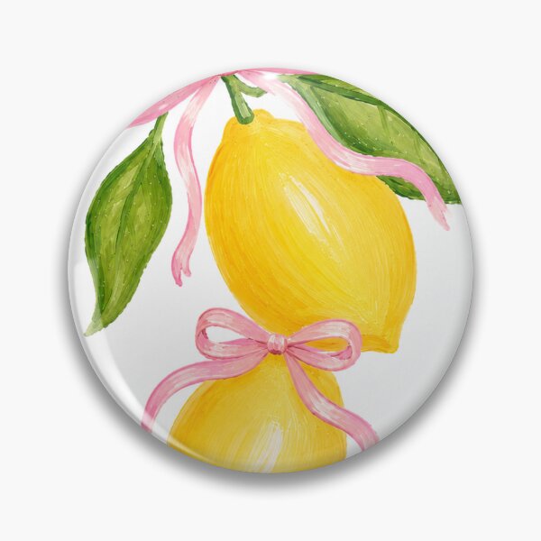 Item preview, Cute lemon bows designed and sold by Cherry Lane studio.
