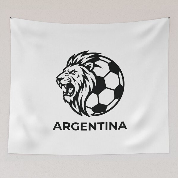 Item preview, Aesthetic Argentina Soccer Lion Athletic Corporate Decal designed and sold by Mr-wow.