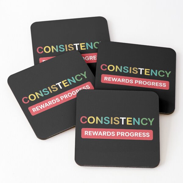 Item preview, Consistency Rewards Progress | Discipline & Success Mindset Motivation designed and sold by No Excuses .