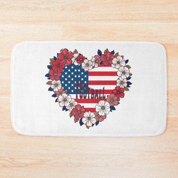Item preview, Copy of USA Football Heart  designed and sold by FlowerSeller1.