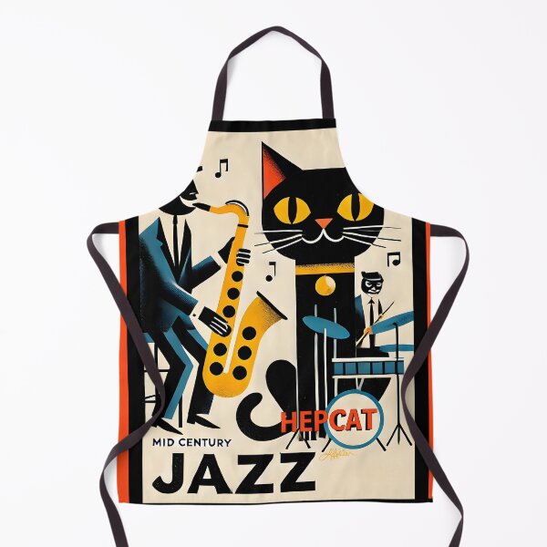 Item preview, Mid Century Jazz Hep Cat Band designed and sold by Lee Hiller Designs.