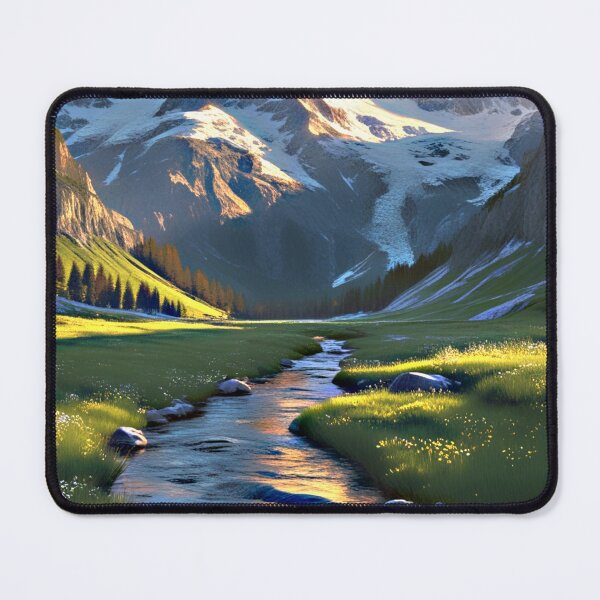 Item preview, Alpine Valley at Dawn designed and sold by LofiHorizon.