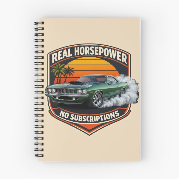 Item preview, Real Horsepower No Subscriptions Badge designed and sold by Retro Arabica.