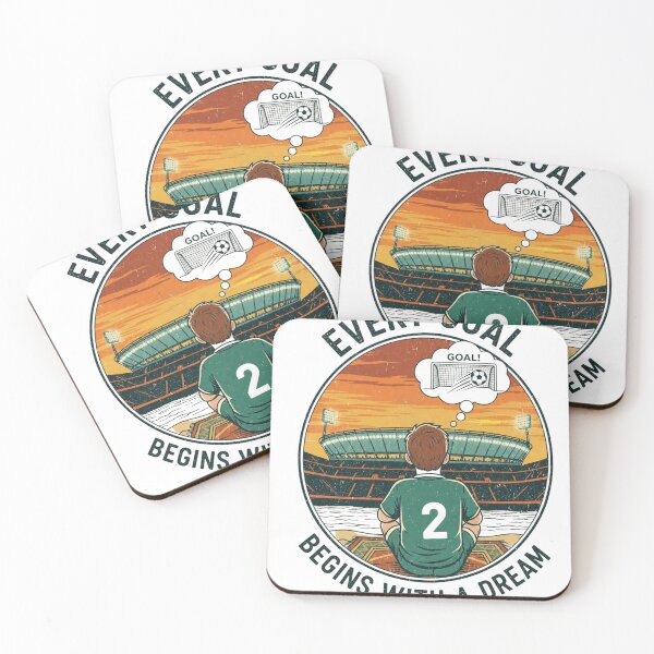 Item preview, Every Goal Begins With A Dream | Retro Soccer Inspiration Design designed and sold by M.Store.
