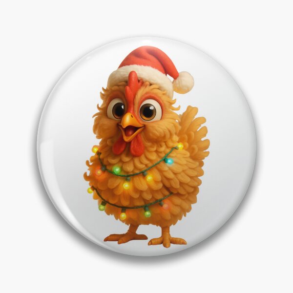 Item preview, Christmas Frizzle Chicken 1 designed and sold by Sillytoe.