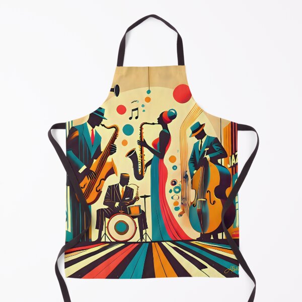 Item preview, Mid Century Jazz Quartet designed and sold by Lee Hiller Designs.
