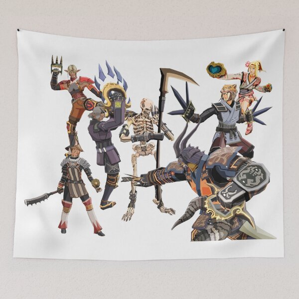 Item preview, A3 FFxi monk party designed and sold by Coolpicsforever.