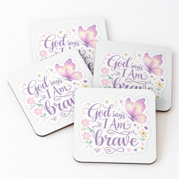 Item preview, God says I am Brave. designed and sold by Resinosahn.