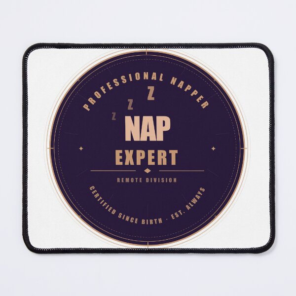 Item preview, Professional Napper Certified Since Birth Vintage Badge designed and sold by Mega-Shopping.