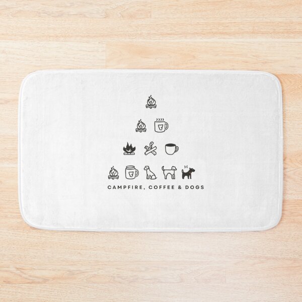 Item preview, Camping Coffee Dogs – Cute Dog Lover Outdoor Adventure Design designed and sold by gluxdesing.